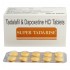 Super Tadarise - tadalafil/dapoxetine - 20mg/60mg - 100 Tablets